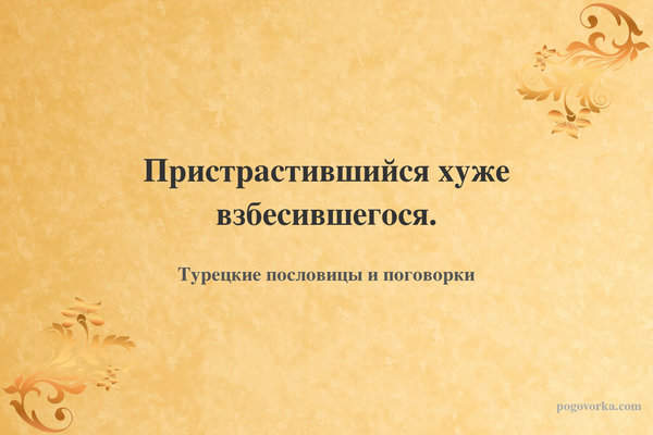 Пристрастившийся хуже взбесившегося.